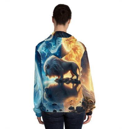 LEO Fire and Ice - Women’s Full-Zip Hoodie