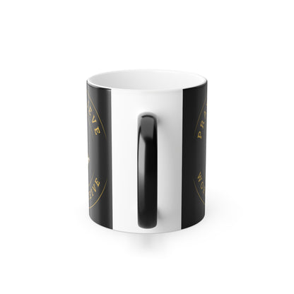 Pray, Believe, Work, Receive - Color Morphing Mug