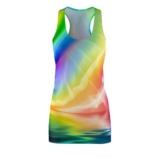 The Whole Color Spectrum - Cut & Sew Racerback Dress