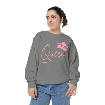Queen With Her Crown-  Garment-Dyed Sweatshirt
