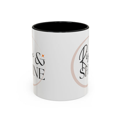Rise and Shine Accent Coffee Mug For Coffee Lovers, 11oz