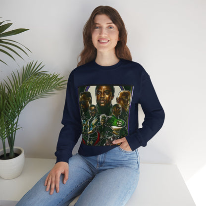 Black Super Hero's - Heavy Blend™ Crewneck Sweatshirt