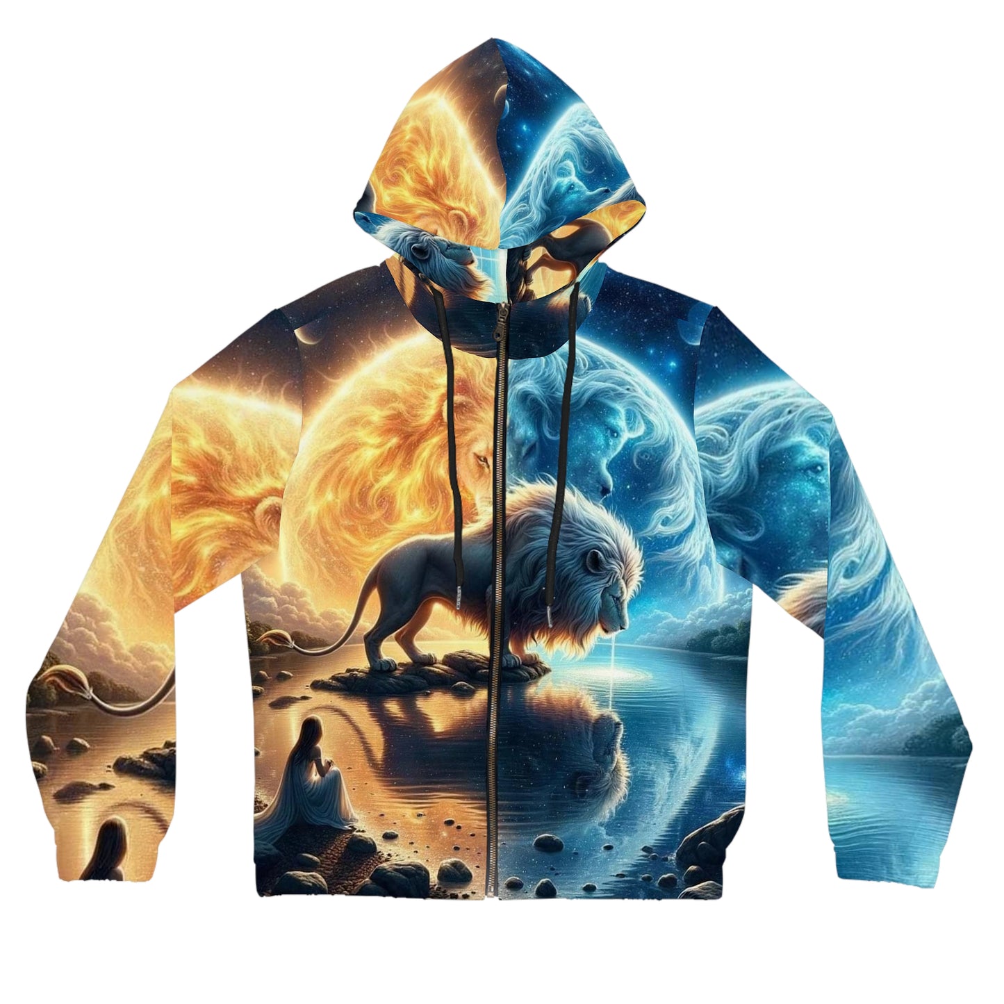 LEO Fire and Ice - Women’s Full-Zip Hoodie