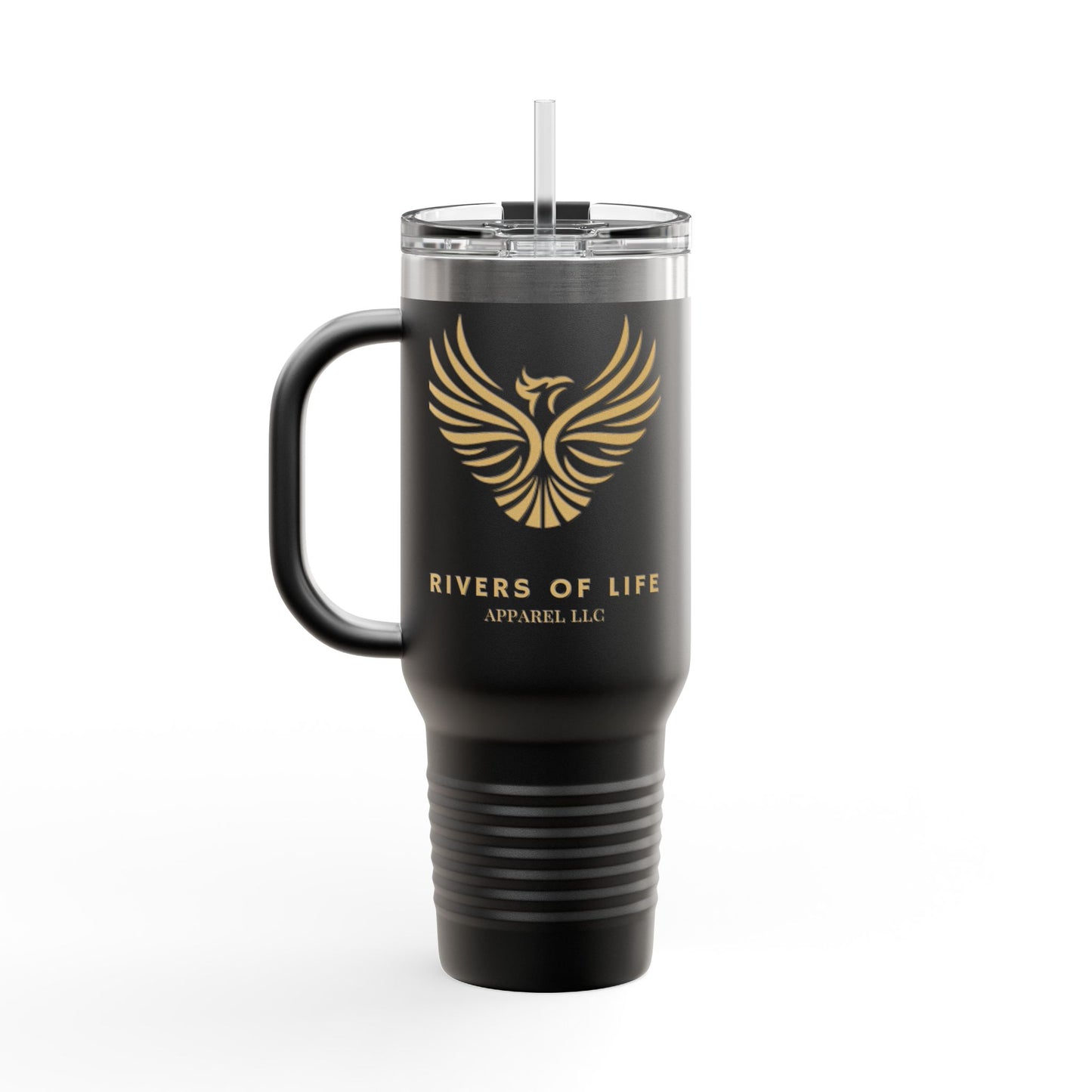 Rivers of Life Gold Phoenix Logo—40oz Insulated Travel Mug