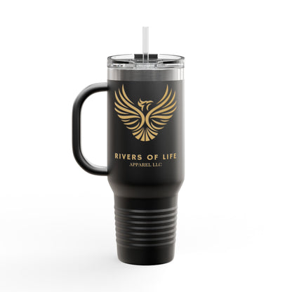 Rivers of Life Gold Phoenix Logo—40oz Insulated Travel Mug