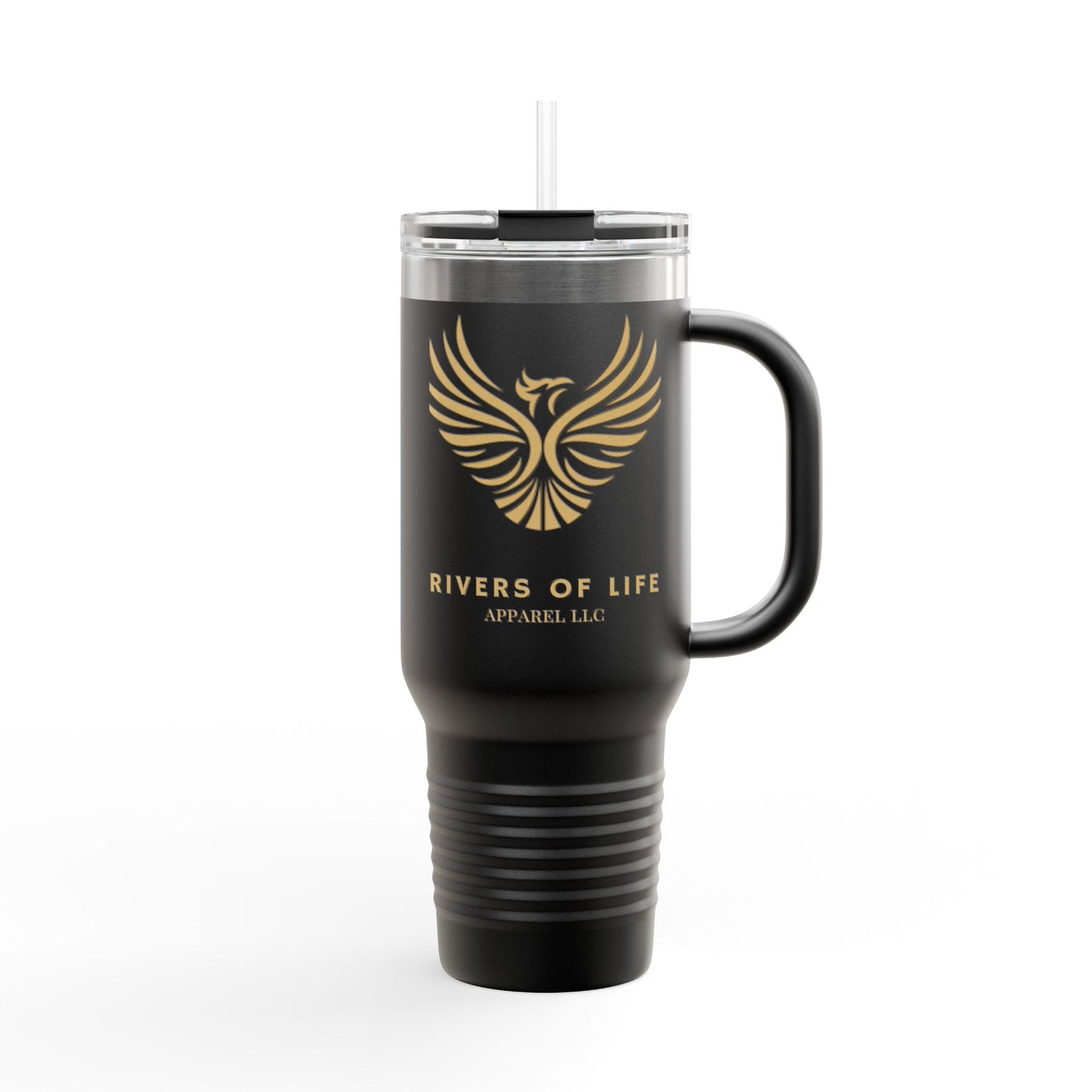 Rivers of Life Gold Phoenix Logo—40oz Insulated Travel Mug