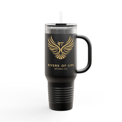 Rivers of Life Gold Phoenix Logo—40oz Insulated Travel Mug