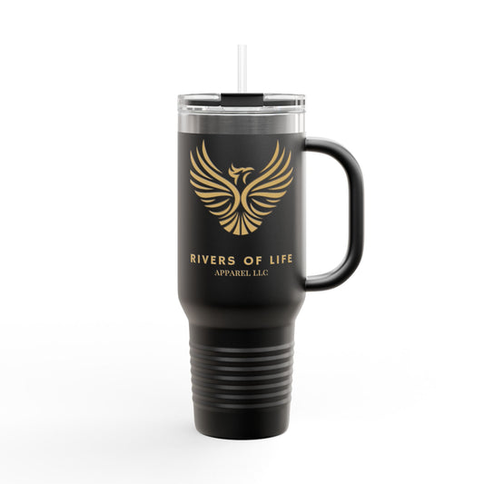 Rivers of Life Gold Phoenix Logo—40oz Insulated Travel Mug