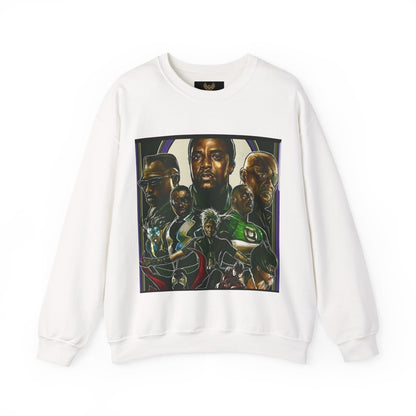 Black Super Hero's - Heavy Blend™ Crewneck Sweatshirt