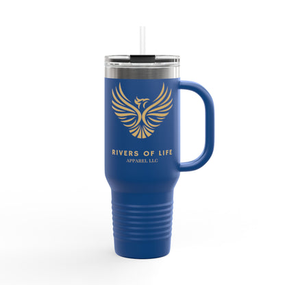 Rivers of Life Gold Phoenix Logo—40oz Insulated Travel Mug