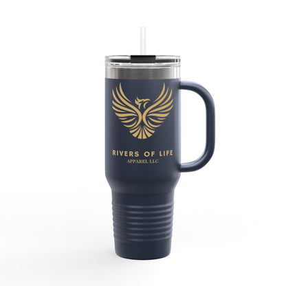 Rivers of Life Gold Phoenix Logo—40oz Insulated Travel Mug