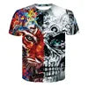 ELECTRIC LION - Men's Quick Dry 3D Printed Short Sleeve Fitness Running T-Shirt