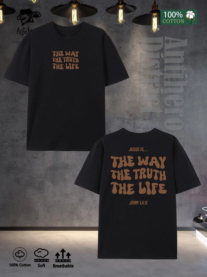 Mens Graphic Print Oversized Cotton Tee 5 Colors Street Art 2025 US Stock