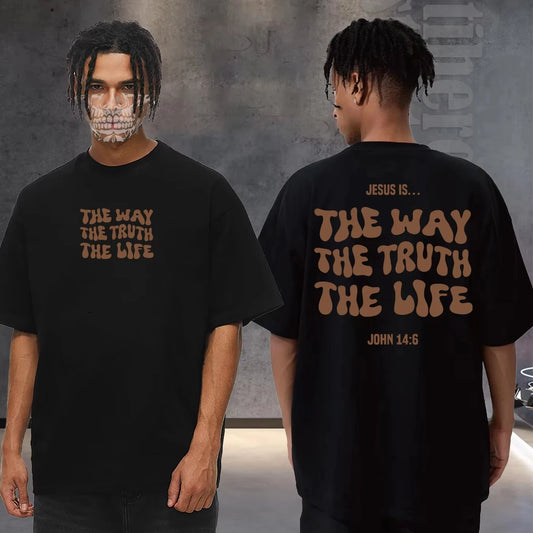 Mens Graphic Print Oversized Cotton Tee 5 Colors Street Art 2025 US Stock