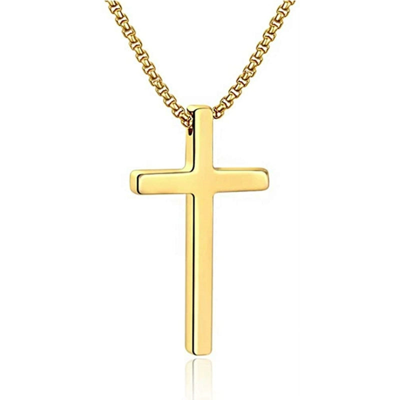 Titanium Steel "CROSS" Pendant Necklace