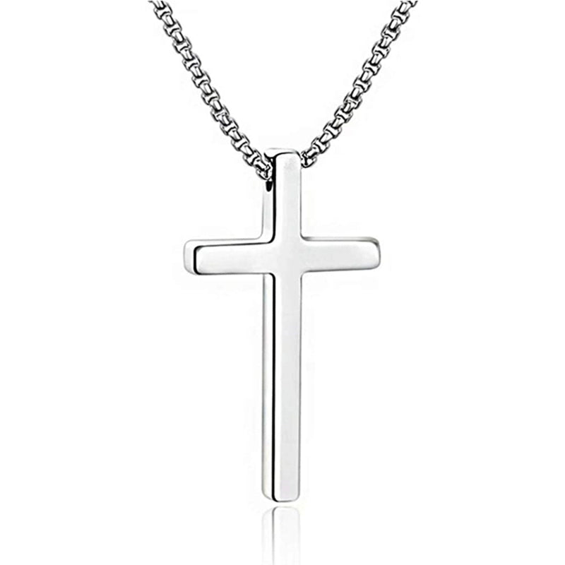 Titanium Steel "CROSS" Pendant Necklace
