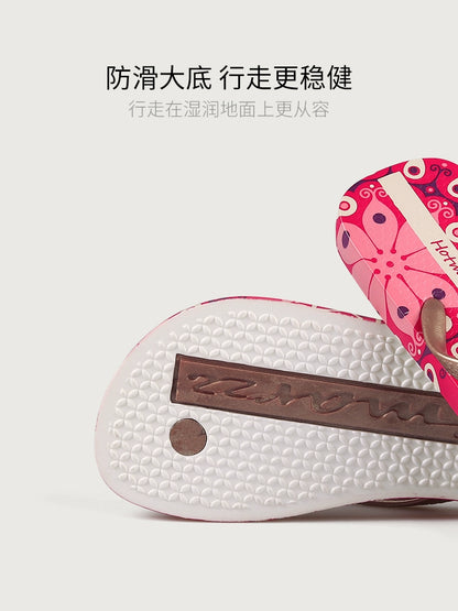 Internet Celebrity Ins Trendy Splint Seaside Large-Size Flip-Flops