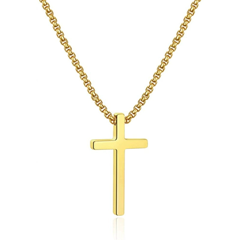 Titanium Steel "CROSS" Pendant Necklace