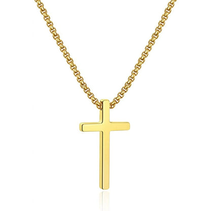 Titanium Steel "CROSS" Pendant Necklace