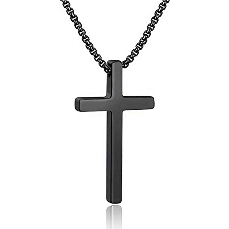 Titanium Steel "CROSS" Pendant Necklace