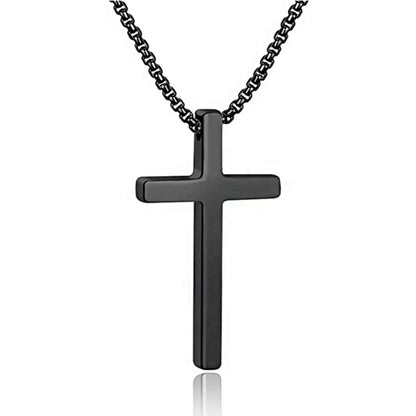 Titanium Steel "CROSS" Pendant Necklace