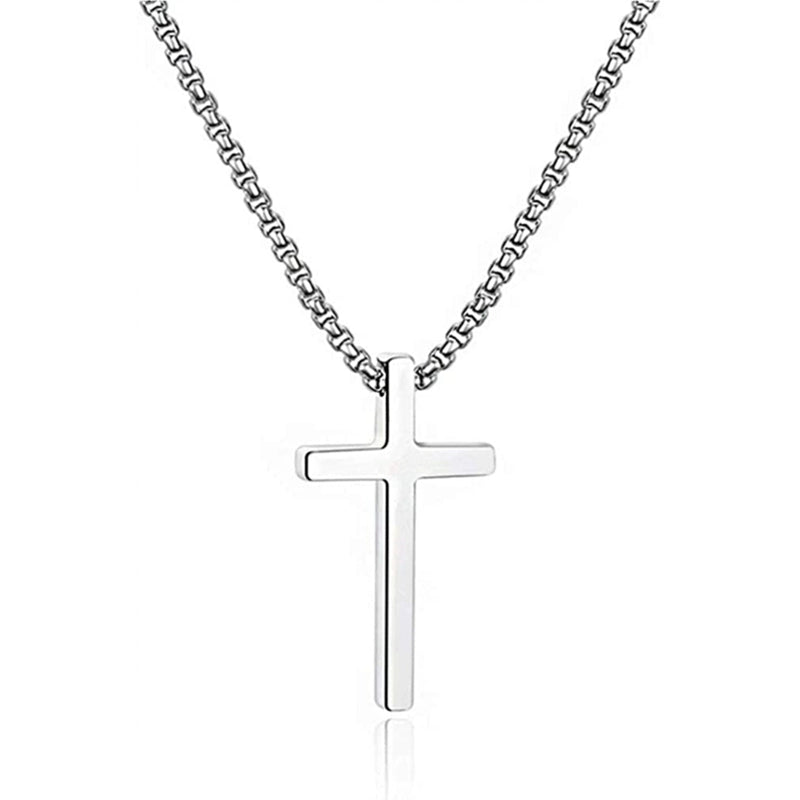 Titanium Steel "CROSS" Pendant Necklace