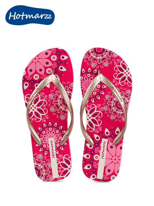 Internet Celebrity Ins Trendy Splint Seaside Large-Size Flip-Flops