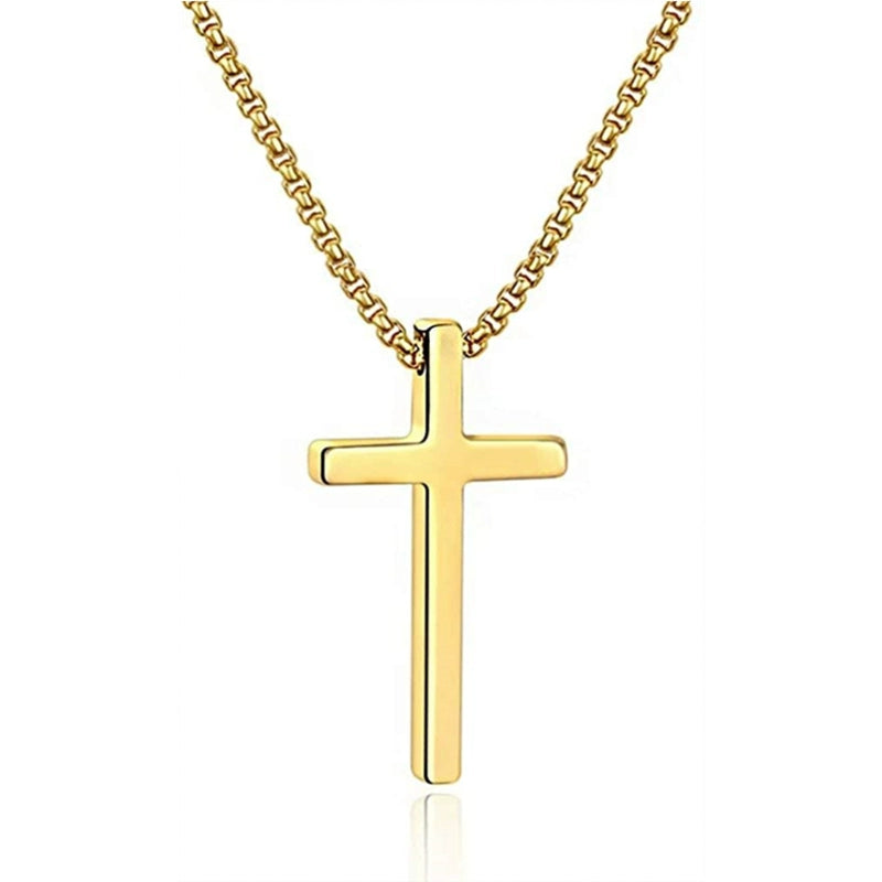 Titanium Steel "CROSS" Pendant Necklace