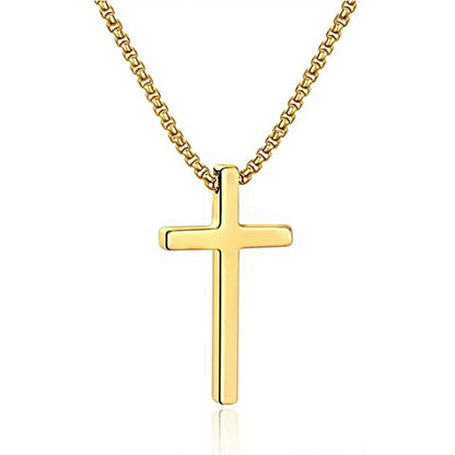 Titanium Steel "CROSS" Pendant Necklace