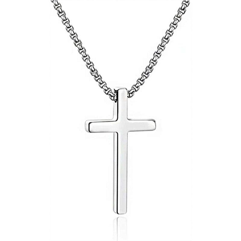 Titanium Steel "CROSS" Pendant Necklace