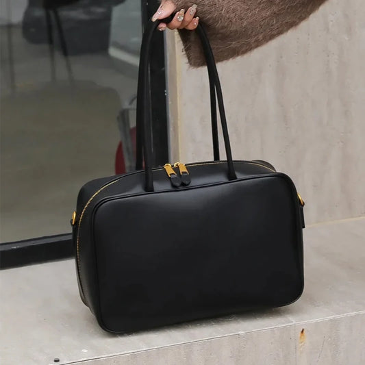 Genuine Leather Luxury Fashion Women Shoulder Bags