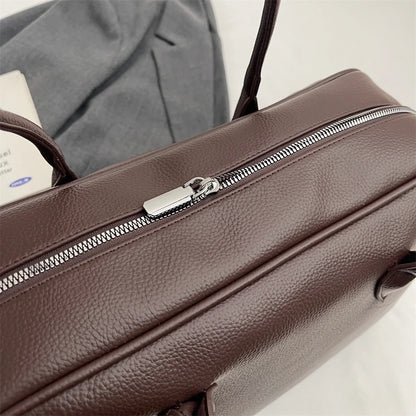 MOODS Oversized Leather Shoulder Bag For Women