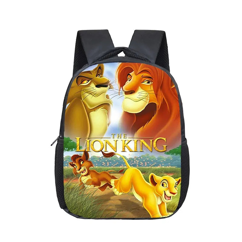 12 inch Disney The Lion King Simba Kindergarten Backpack Children School Bag Toddler Bag for Fashion Kids School Bookbags Gift
