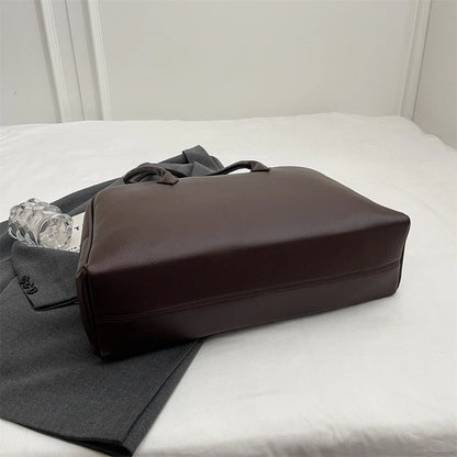 MOODS Oversized Leather Shoulder Bag For Women