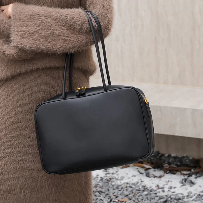 Genuine Leather Luxury Fashion Women Shoulder Bags