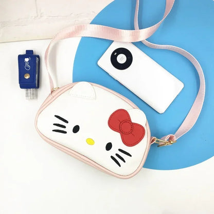 MINISO Kawali Hellokitty Melody Onpompurin Kitty Kuromi Cinnamorol Anime Fashion Backpack Beauty Travel School Bag Girls Toys