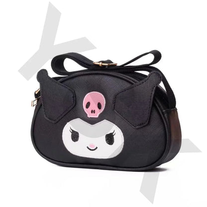 MINISO Kawali Hellokitty Melody Onpompurin Kitty Kuromi Cinnamorol Anime Fashion Backpack Beauty Travel School Bag Girls Toys