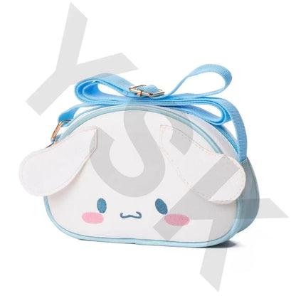 MINISO Kawali Hellokitty Melody Onpompurin Kitty Kuromi Cinnamorol Anime Fashion Backpack Beauty Travel School Bag Girls Toys