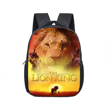 12 inch Disney The Lion King Simba Kindergarten Backpack Children School Bag Toddler Bag for Fashion Kids School Bookbags Gift