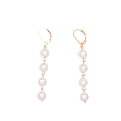 New Arrival Elegant Water Drop Natural Baroque Freshwater Pearl 14K Gold Filled Ladies Tassels Stud Earrings Jewelry For Women