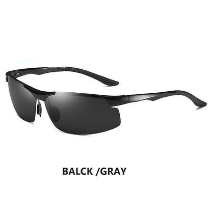 Aluminum HD Polarized Photochromic Sunglasses Men Driving Sun Glasses Male Outdoor Sport Eyewear Anti-UV oculos de sol masculino