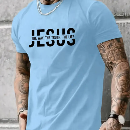 Jesus Way truth life short sleeved T-shirt