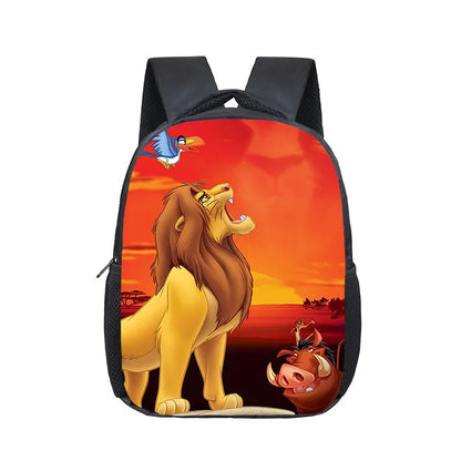 12 inch Disney The Lion King Simba Kindergarten Backpack Children School Bag Toddler Bag for Fashion Kids School Bookbags Gift
