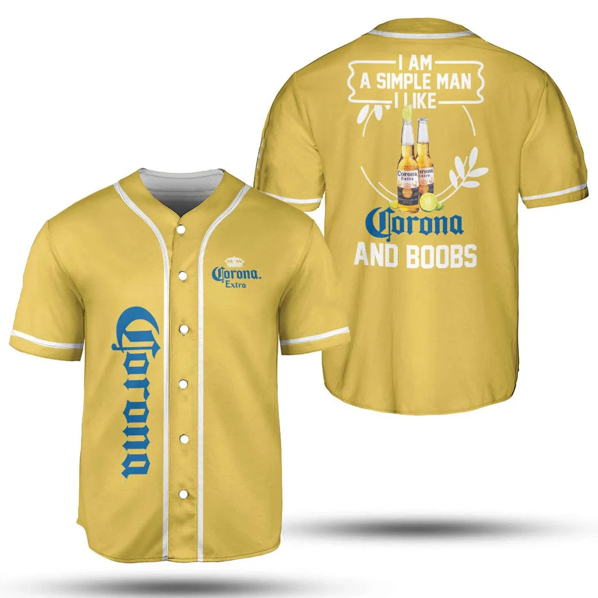 Corona Beer Baseball Jersey