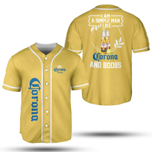 Corona Beer Baseball Jersey